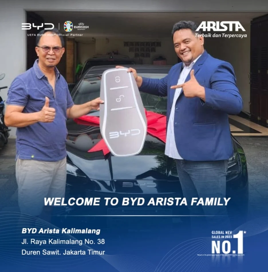 Pengiriman Unit BYD Seal Premium Kepada Bapak Marganda SE Perpaduan Desain Elegan dan Teknologi Mutakhir