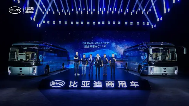 BYD Perkenalkan Bus Listrik Pertama di Dunia dengan Arsitektur 1.000 Volt